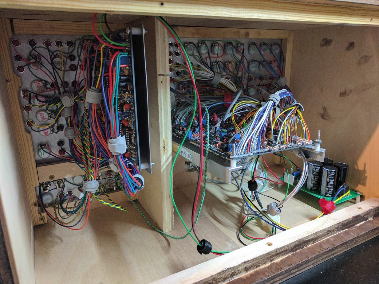 MFOS Ultimate, Expander, and power supply mounted in cabinet